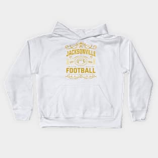 Vintage Jacksonville Football Kids Hoodie